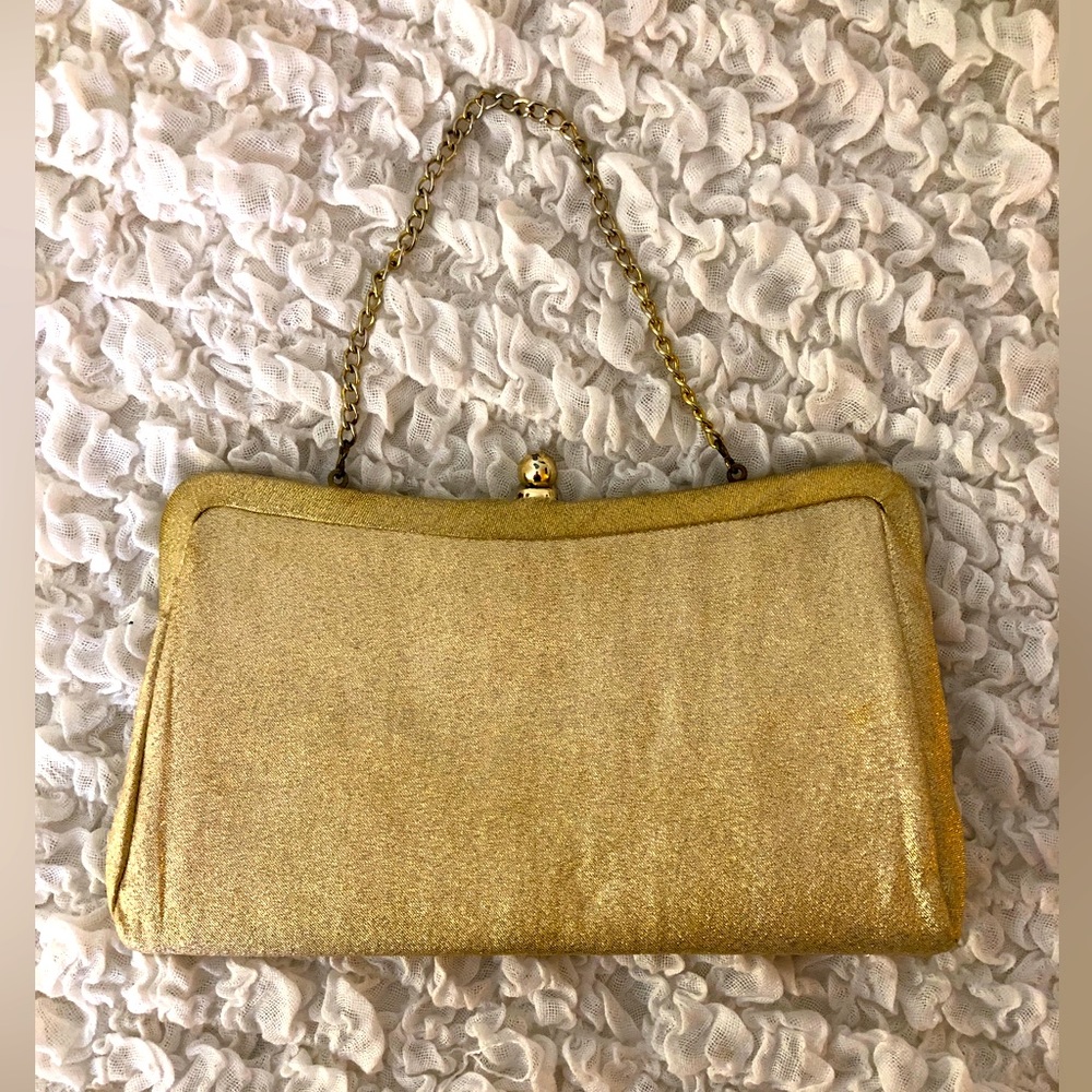 Vintage Gold Clutch